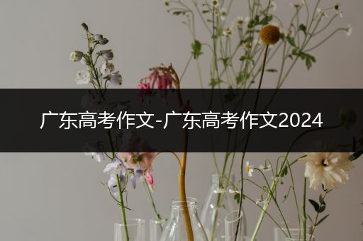 广东高考作文-广东高考作文2024