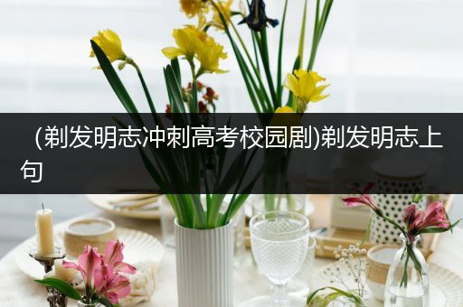 （剃发明志冲刺高考校园剧)剃发明志上句