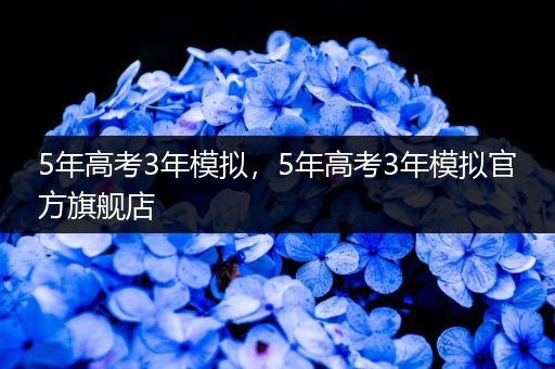 5年高考3年模拟，5年高考3年模拟官方旗舰店