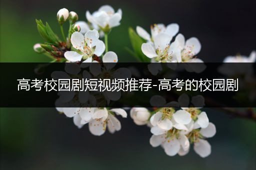 高考校园剧短视频推荐-高考的校园剧