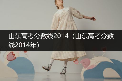 山东高考分数线2014（山东高考分数线2014年）